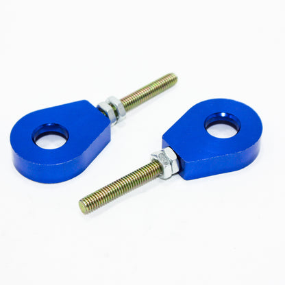 BLUE 12mm 76mm Chain Adjuster Bolts Tensioner PIT PRO Trail Quad Dirt Bike ATV