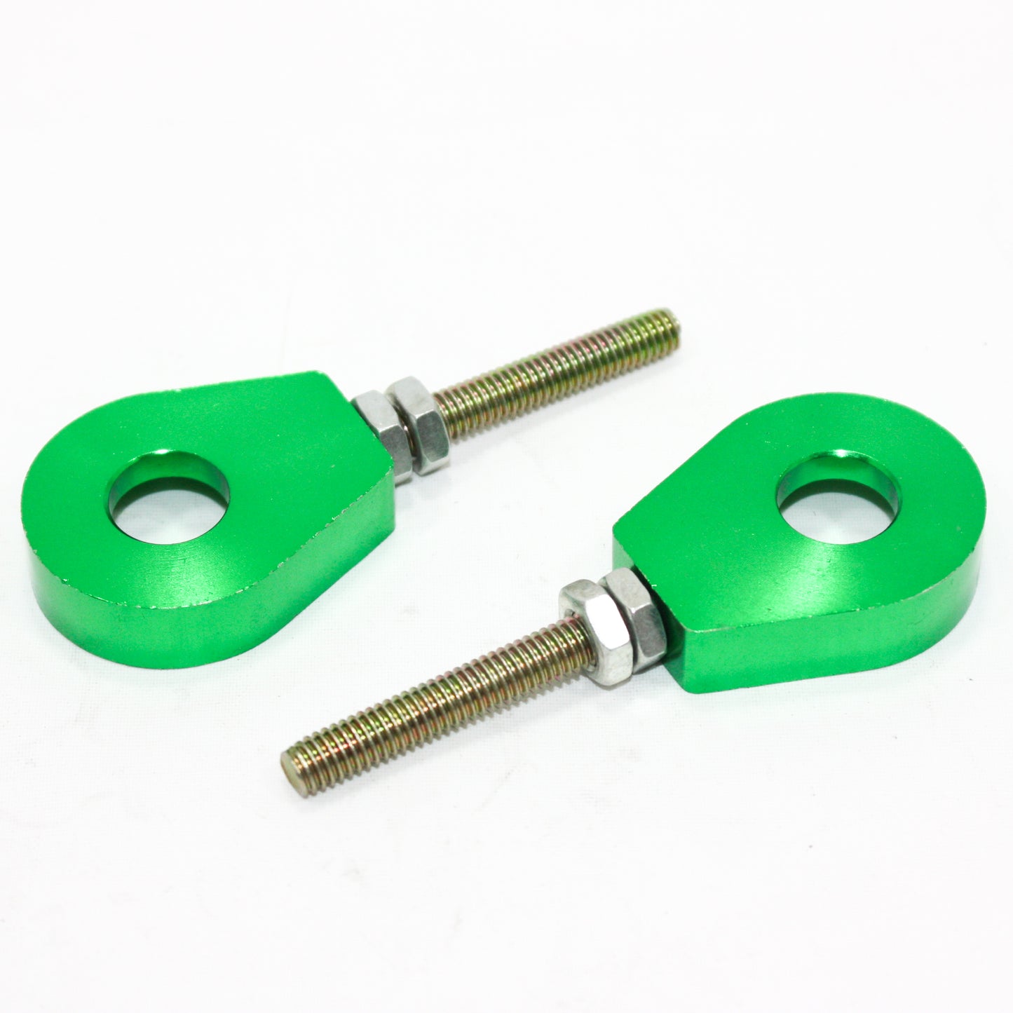 Green 12mm 76mm Chain Adjuster Bolts Tensioner PIT PRO Trail Quad Dirt Bike ATV