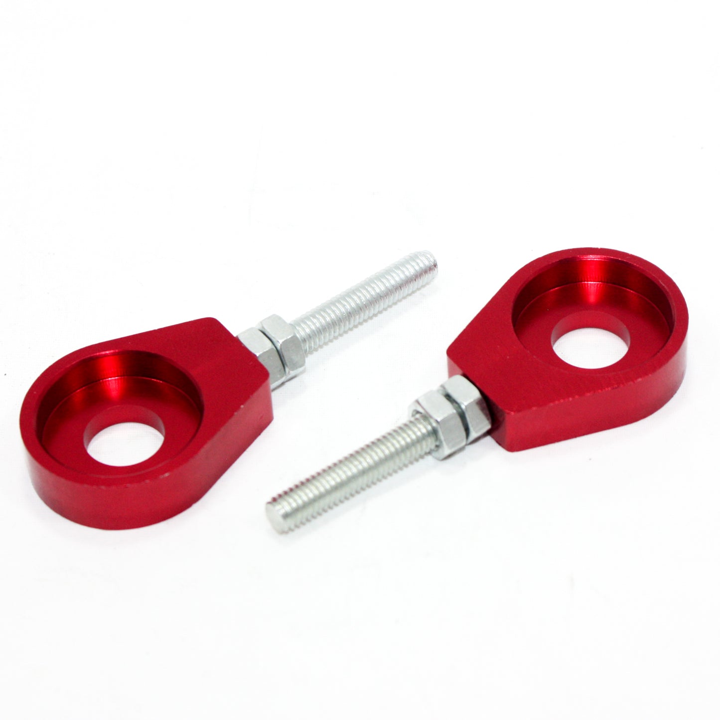 Red 12mm 76mm Chain Adjuster Bolts Tensioner PIT PRO Trail Quad Dirt Bike ATV