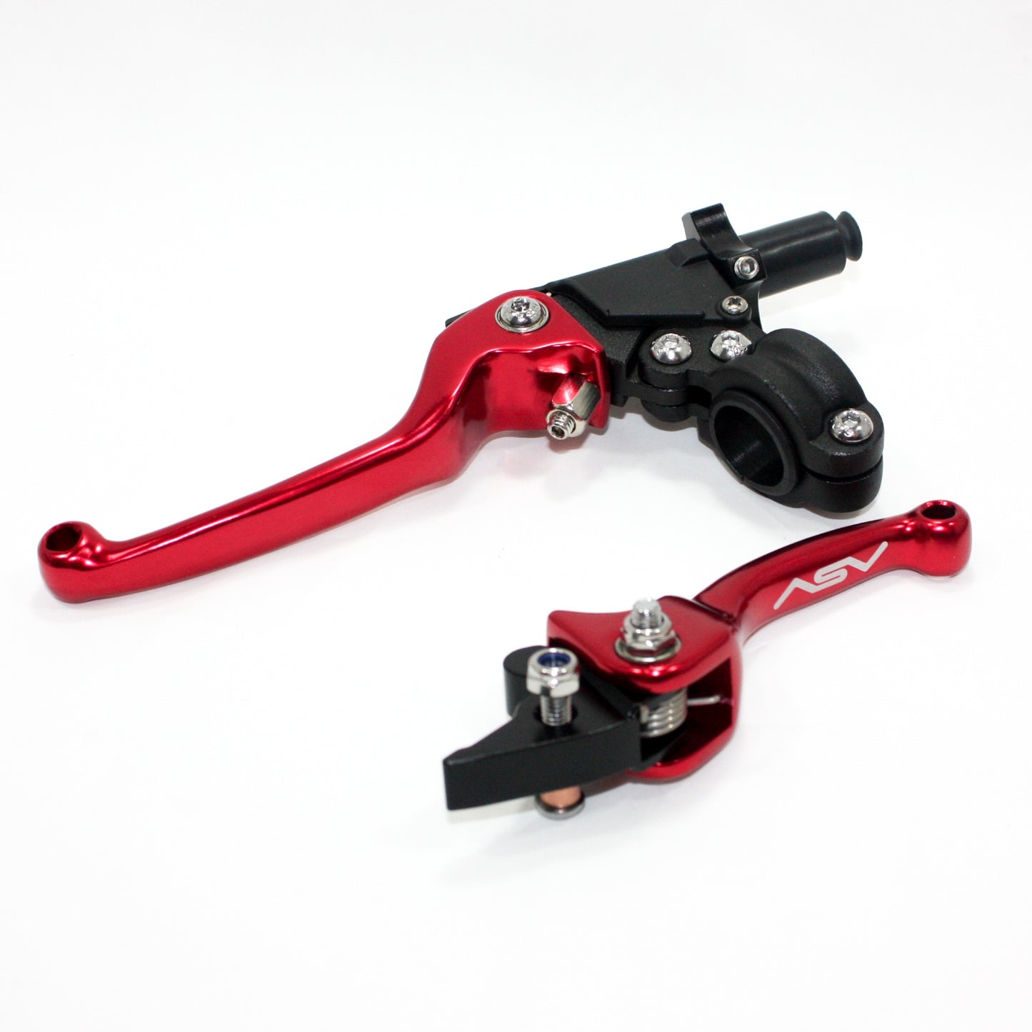 RED CNC Heavy Duty Clutch + Brake Lever Set 125cc 150cc PIT PRO TRAIL DIRT BIKE