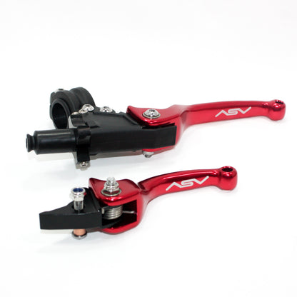 RED CNC Heavy Duty Clutch + Brake Lever Set 125cc 150cc PIT PRO TRAIL DIRT BIKE