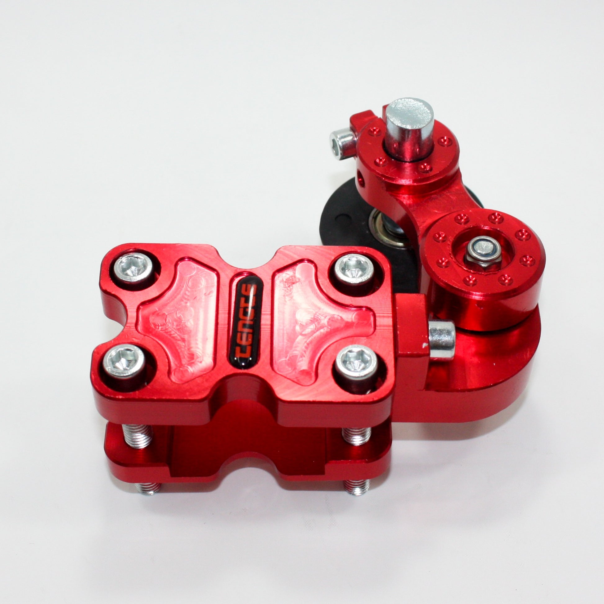 RED Universal Motorcycle Alloy Adjustable Chain Tensioner PITPRO Trail Dirt Bike