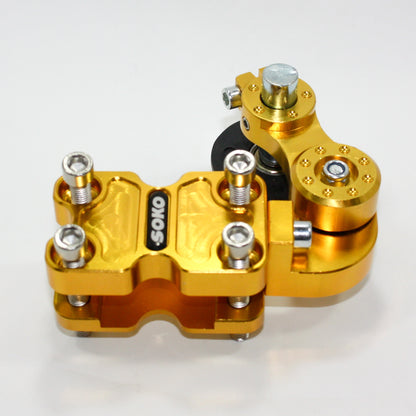 GOLD Universal Motorcycle Alloy Adjustable Chain Tensioner PIT Trail Dirt Bike