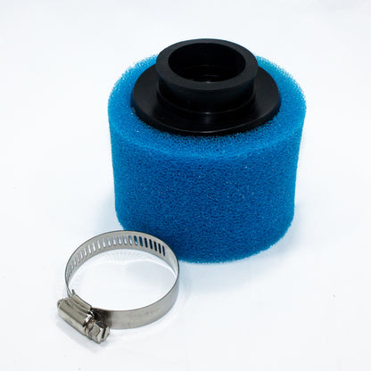 BLUE 41mm 42mm Foam Air Filter Pod Cleaner 150cc PIT Quad Dirt Bike ATV Buggy