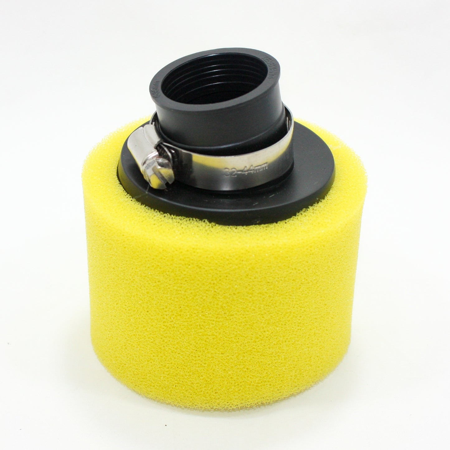 YELLOW 35mm Angle Bent Foam Air Filter Pod Cleaner PIT Quad Dirt Bike ATV Buggy