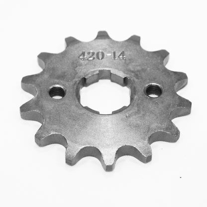 14T Teeth 20mm 420 Chain Front Sprocket Cog PIT TRAIL QUAD DIRT BIKE ATV BUGGY