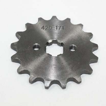 17T Teeth 17mm 420 Chain Front Sprocket Cog PIT TRAIL QUAD DIRT BIKE ATV BUGGY