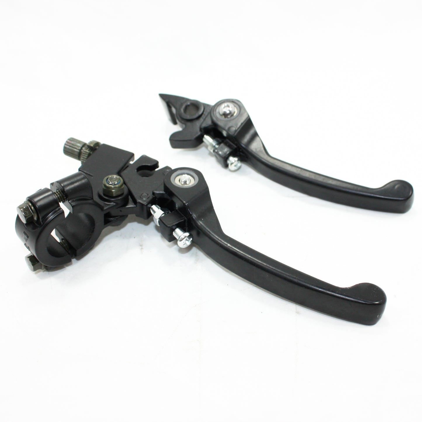 BLACK Bifold Foldable Clutch + Brake Lever Handle 125cc 140cc PIT PRO DIRT BIKE