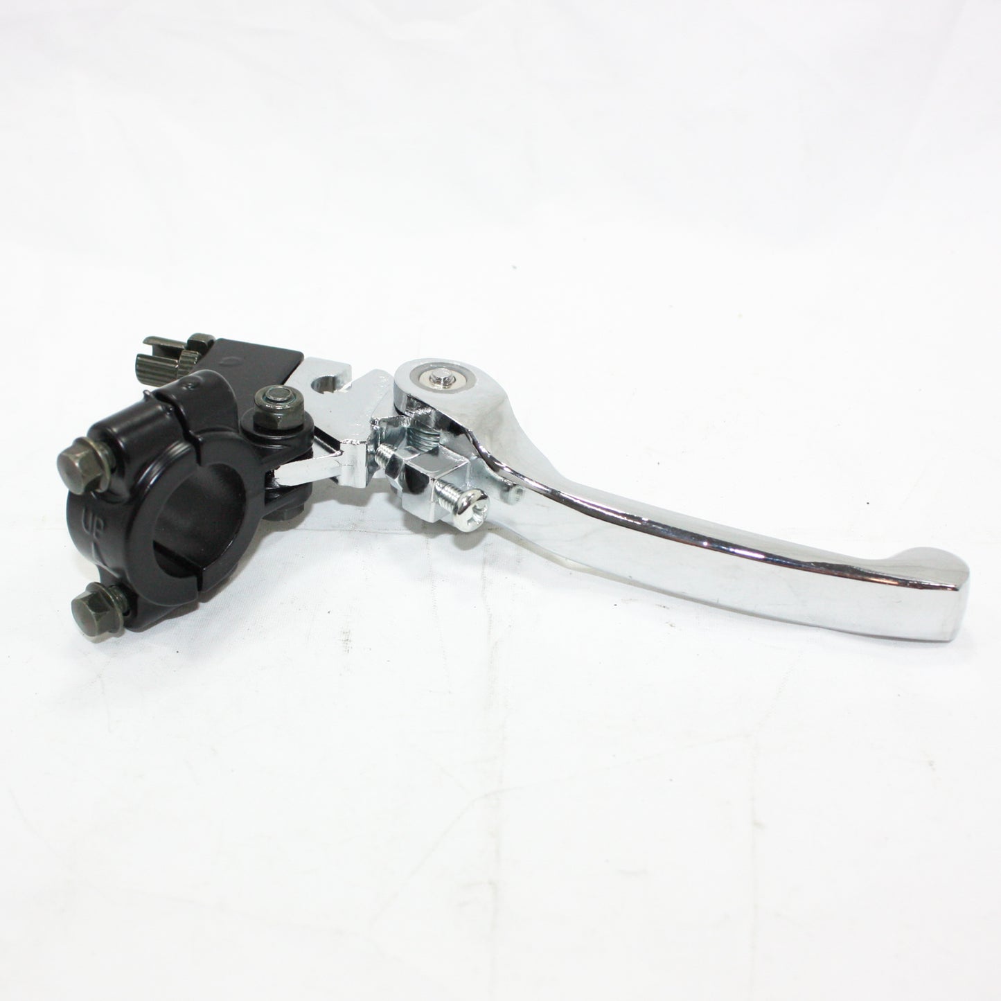 SILVER Bifold Foldable Clutch + Brake Lever Handle 110cc 125cc PIT PRO DIRT BIKE