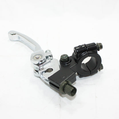 SILVER Bifold Foldable Clutch + Brake Lever Handle 110cc 125cc PIT PRO DIRT BIKE