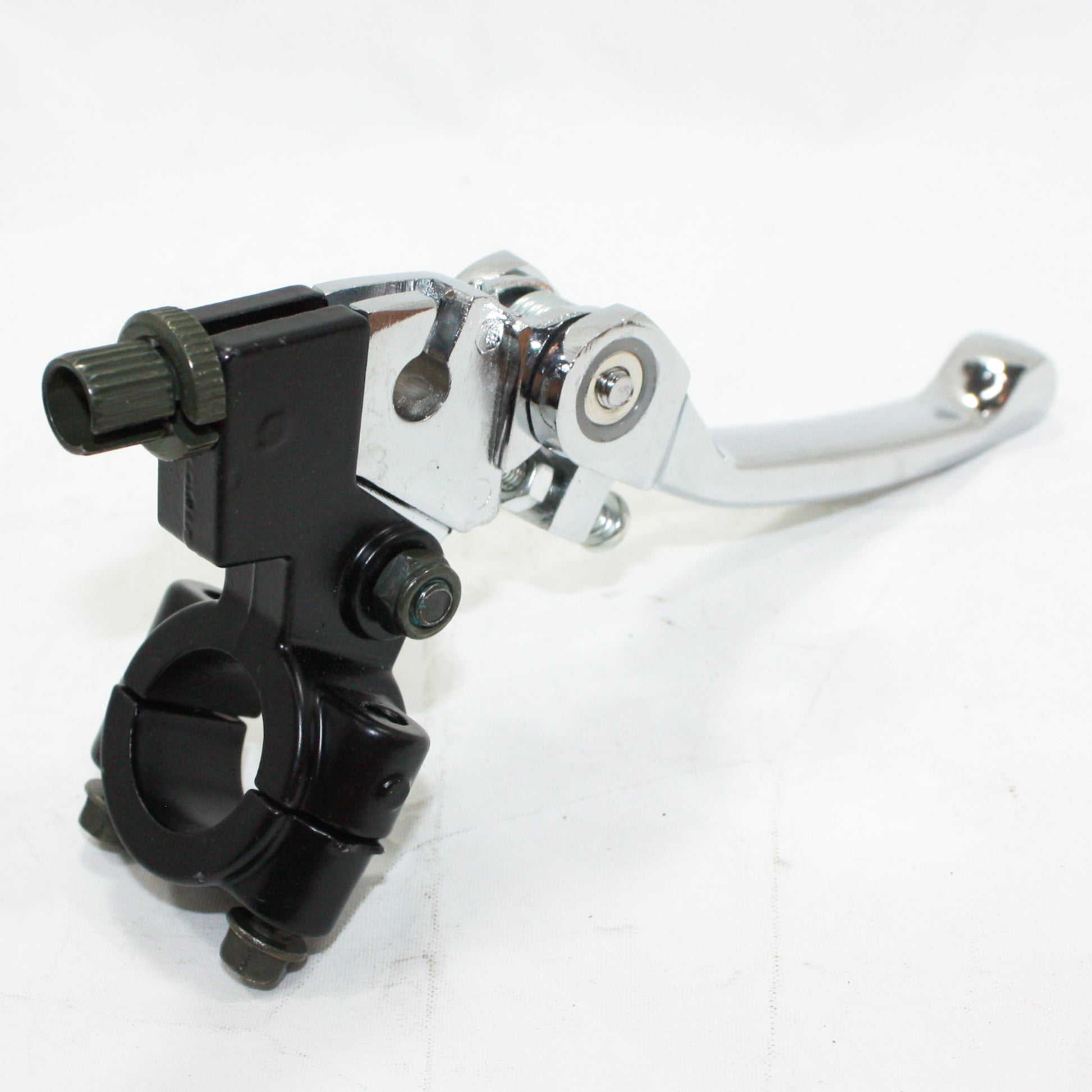 SILVER Bifold Foldable Clutch + Brake Lever Handle 110cc 125cc PIT PRO DIRT BIKE