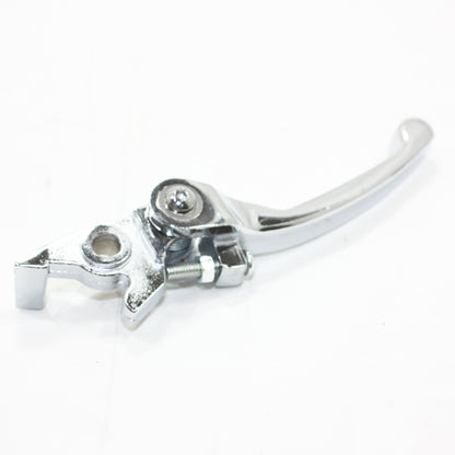 SILVER Bifold Foldable Clutch + Brake Lever Handle 110cc 125cc PIT PRO DIRT BIKE