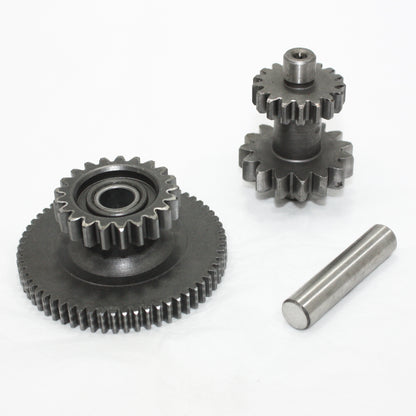 Starter Motor Sprocket Gears Set CB250 Engine 200cc 250cc PIT Quad Dirt Bike ATV