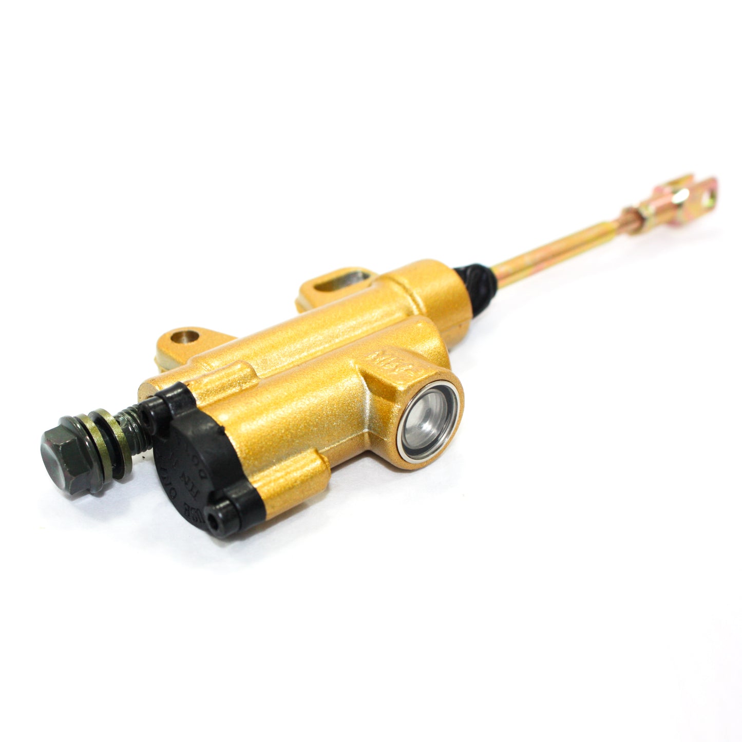 GOLD 10mm Banjo Back Rear Hydraulic Brake Master Cylinder PIT PRODirt Bike