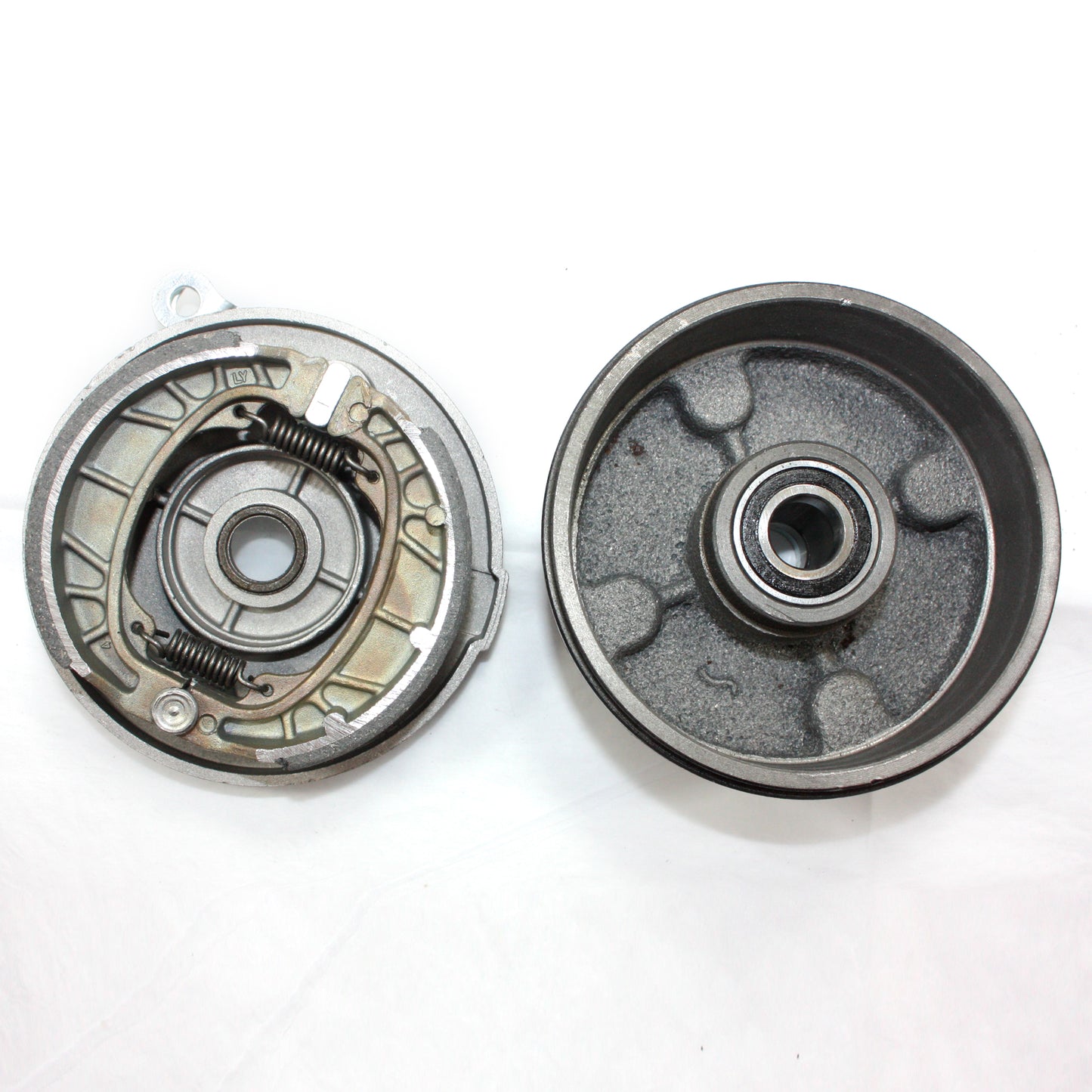 Right Drum Brake Housing Wheel Hub + Shoes 125cc 150cc Quad Dirt Bike ATV Buggy