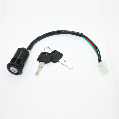 4 Wire Ignition Key Barrel Switch 50cc 110cc 125cc 150cc PIT Quad Dirt Bike ATV