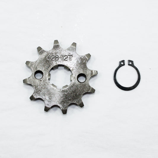 12T Teeth 17mm 428 Chain Front Sprocket Cog PIT TRAIL QUAD DIRT BIKE ATV BUGGY