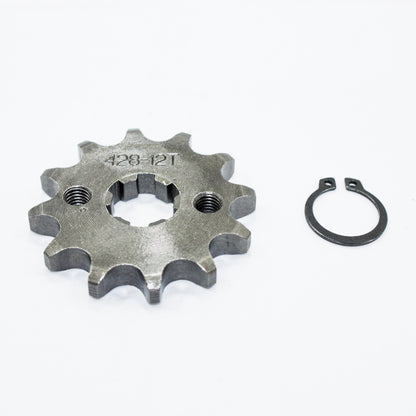 12T Teeth 17mm 428 Chain Front Sprocket Cog PIT TRAIL QUAD DIRT BIKE ATV BUGGY