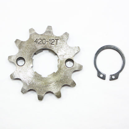 12T Teeth 20mm 420 Chain Front Sprocket Cog PIT TRAIL QUAD DIRT BIKE ATV BUGGY