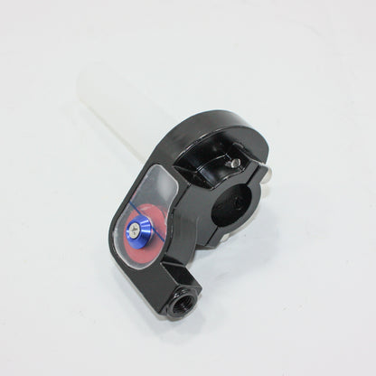 BLACK Quarter Turn Quick Twist Throttle Housing Grip PIT PRO Trail Dirt Bike