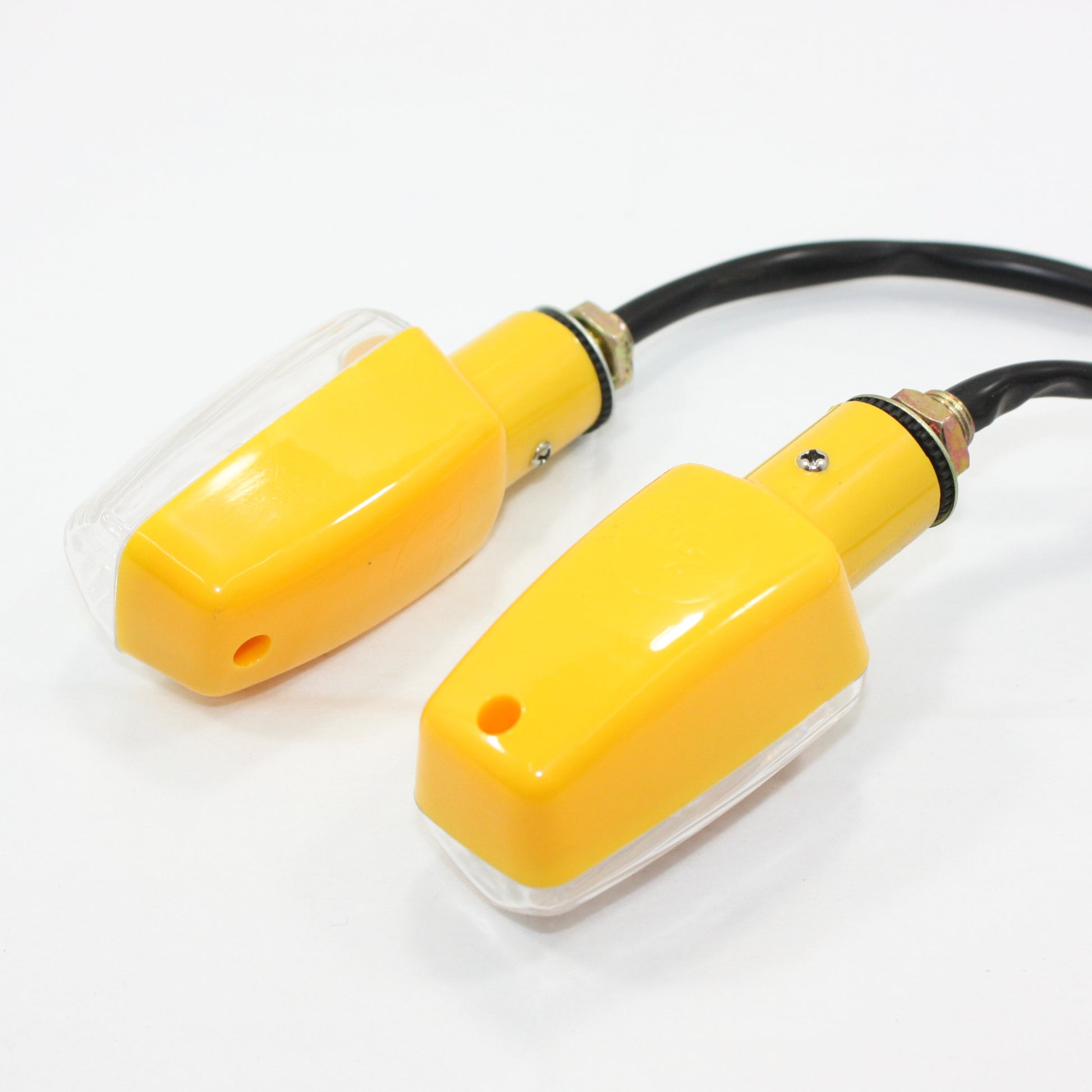 YELLOW 12V REC REG Indicator Turn Signal Light PIT PRO Dirt Motorcycle Bike MX