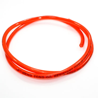 CLEAR RED 1M 1 Meter 5mm ID Fuel Petrol Line Hose PIT Quad Dirt Bike ATV Buggy