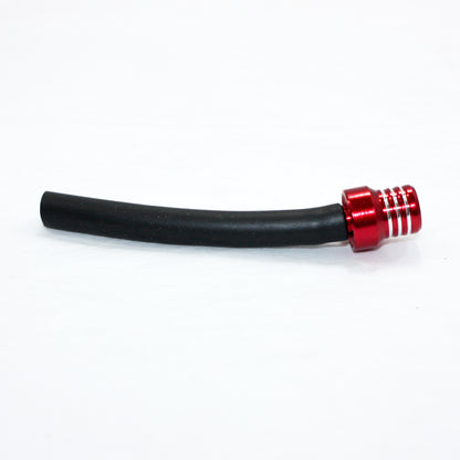 RED Gas Fuel Petrol Tank Cap Breather Hose PIT PRO Trail Quad Dirt Bike ATV