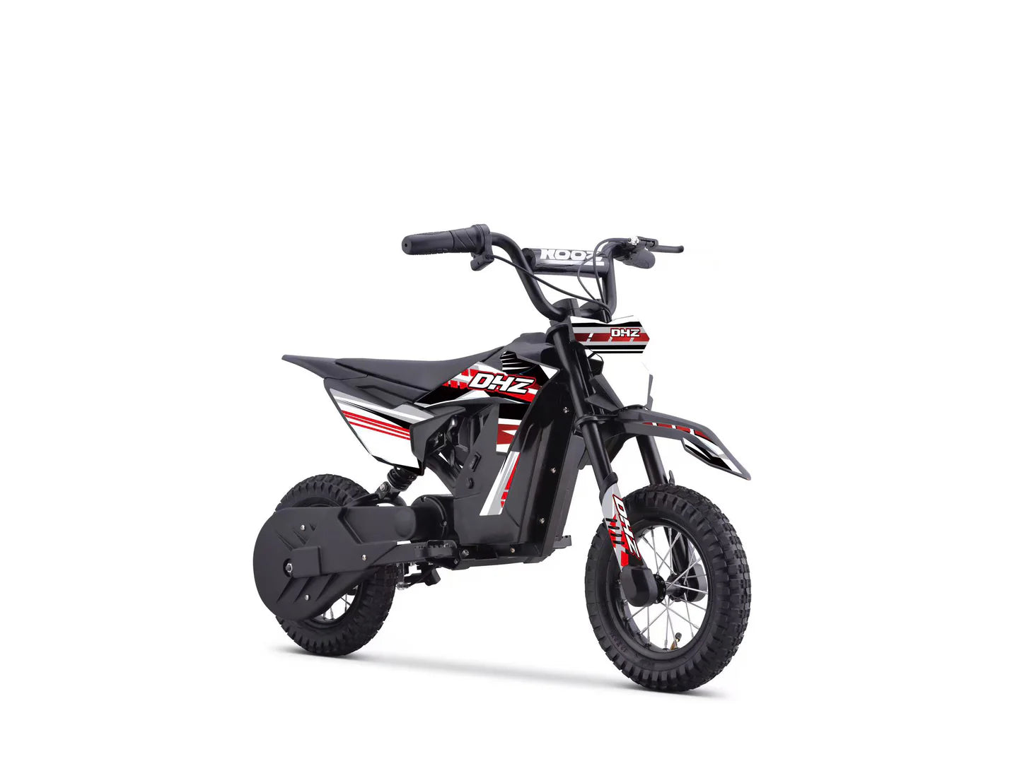 DHZ 420W Electric Kids Mini Off-Road Dirt Bike, 3 Speeds Control
