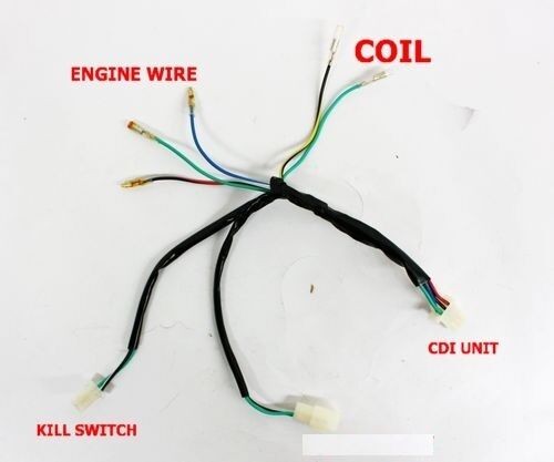 Kick Start Engine Wire Wiring Harness Loom Kit Set 150cc 160cc PIT PRO Dirt Bike