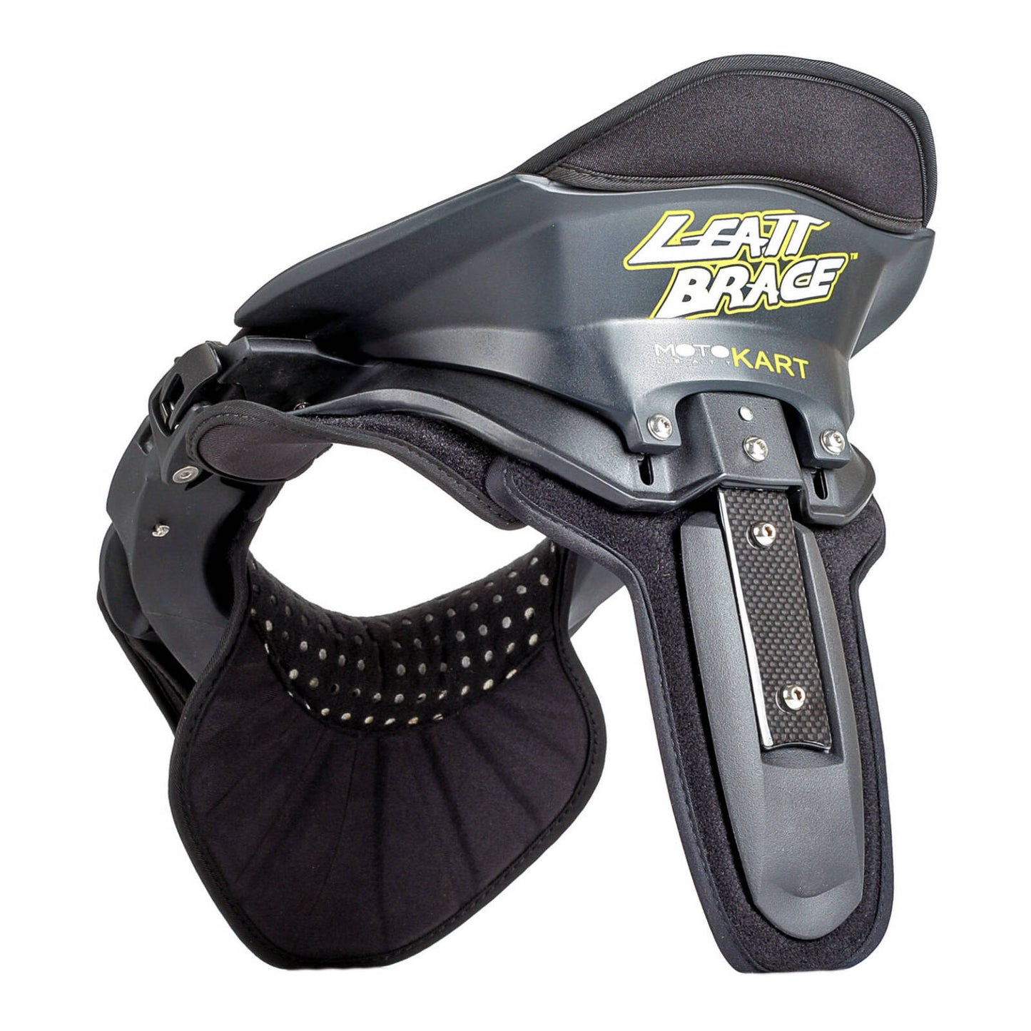 Leatt Kart Neck Brace - Black / Black (S)