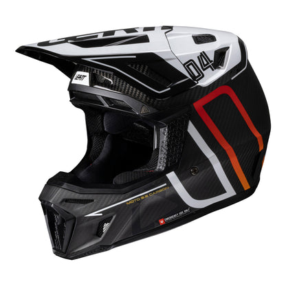Leatt 2025 9.5 Helmet Kit - Carbon / White (XS/53-54cm)