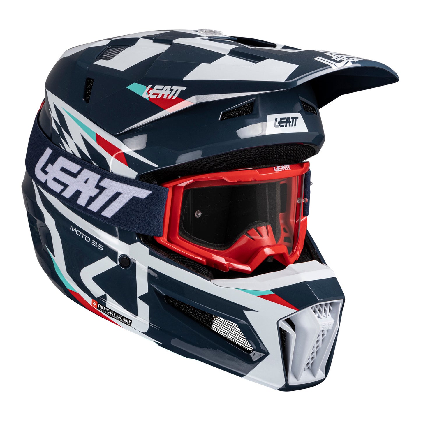 Leatt 2025 3.5 Helmet Kit - Blue (S/55-56cm)