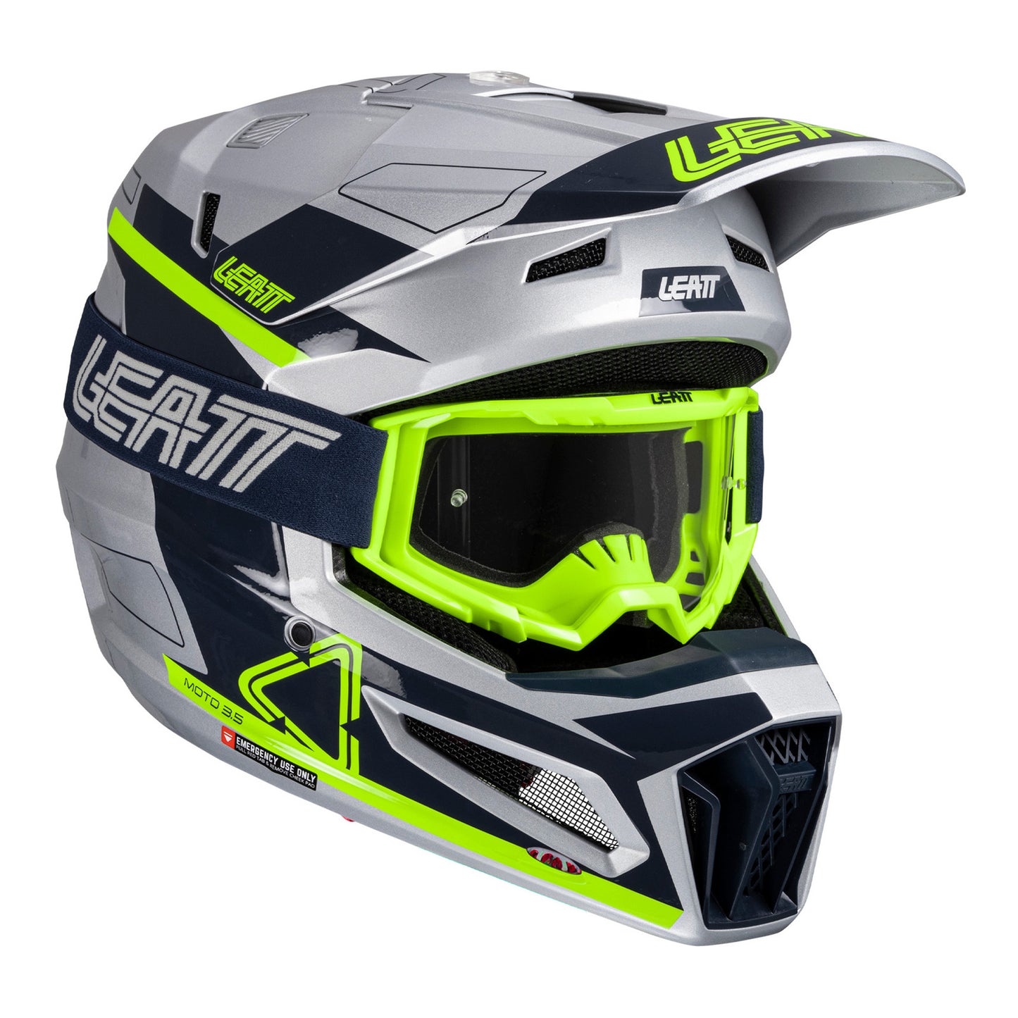 Leatt 2025 3.5 Helmet Kit - Steel (XL/61-62cm)