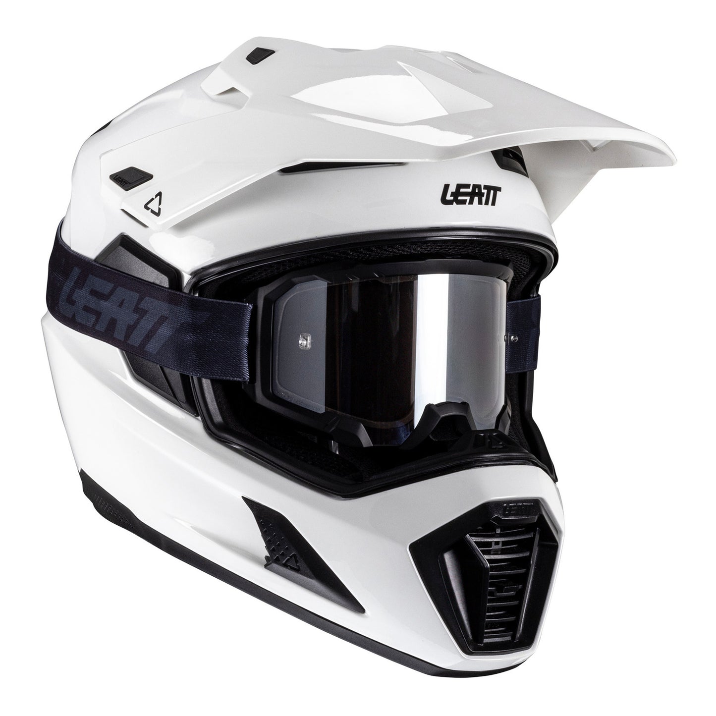 Leatt 2025 8.5 ADV Helmet Kit - White (M) 57-58cm