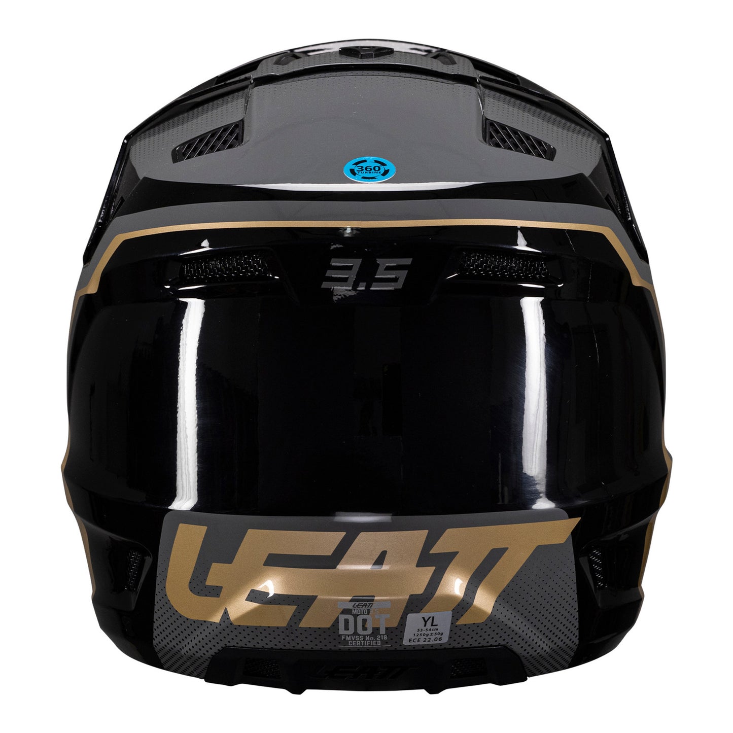Leatt 2025 3.5 Junior Helmet Kit - Black (M/51-52cm)