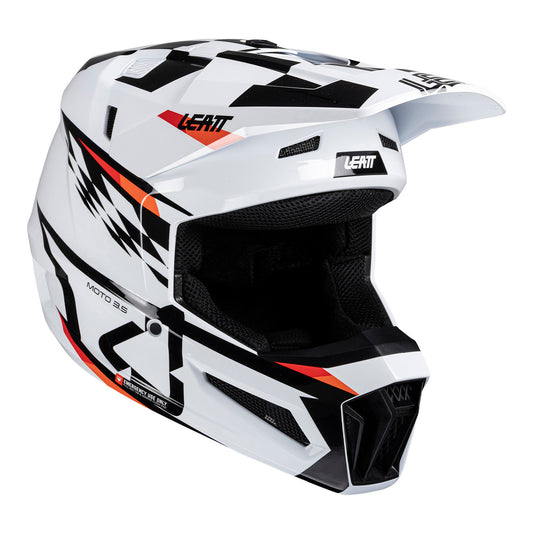 Leatt 2025 3.5 Junior Helmet Kit - White (M/51-52cm)