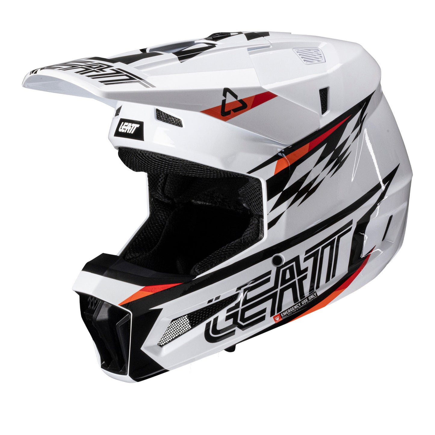 Leatt 2025 3.5 Junior Helmet Kit - White (M/51-52cm)