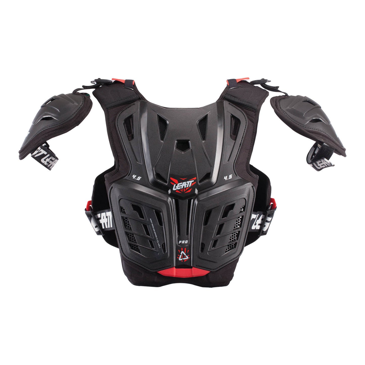 Leatt 4.5 Pro Junior Chest Protector - Black / Red (S / M)