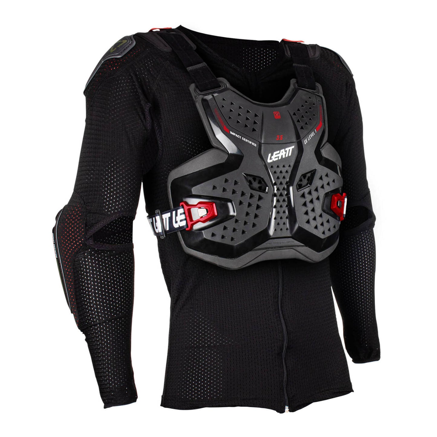 Leatt 3.5 Junior Body Protector - Black / Red (L/XL/147-159cm)