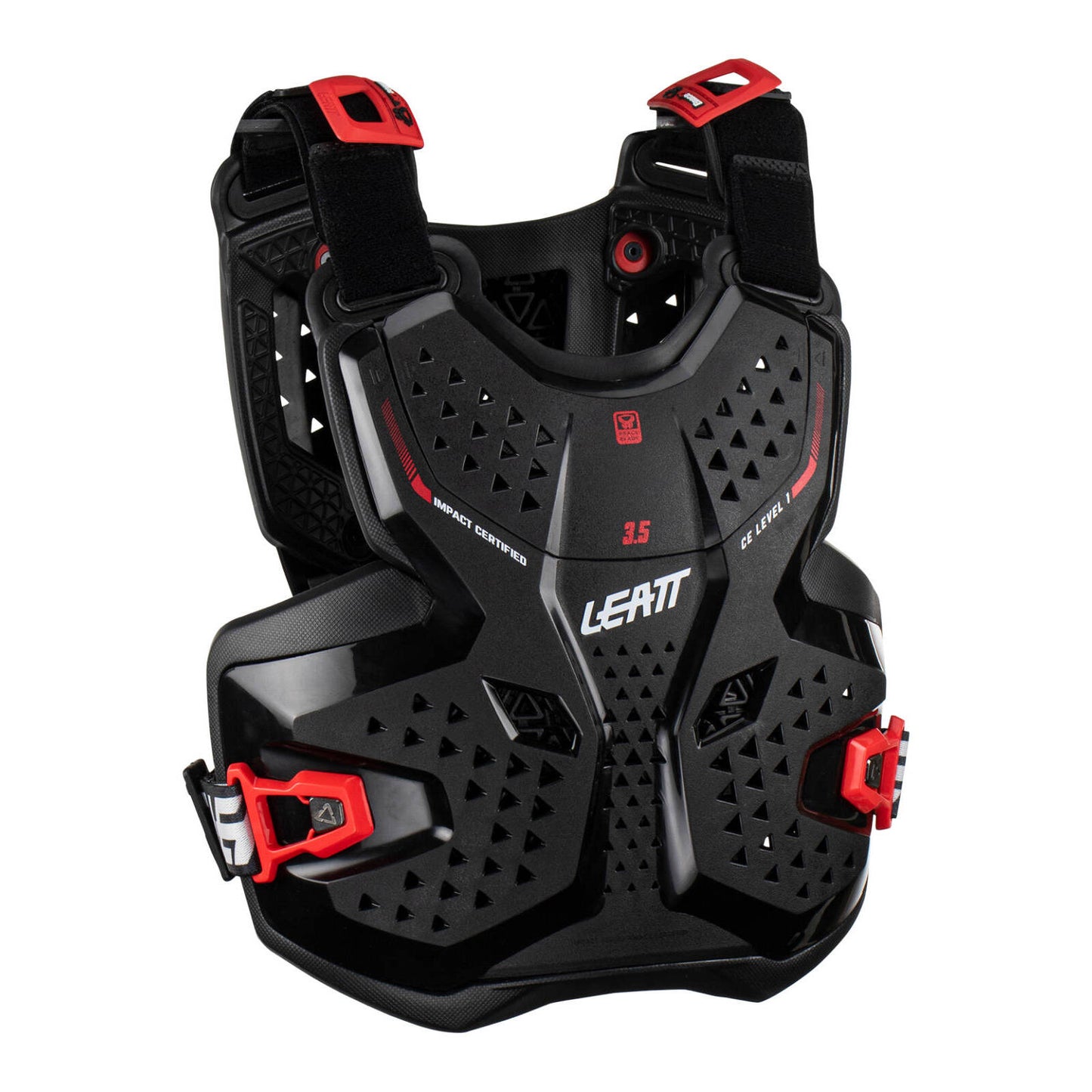 Leatt 3.5 Junior Chest Protector - Black / Red (L/XL 147-159cm)