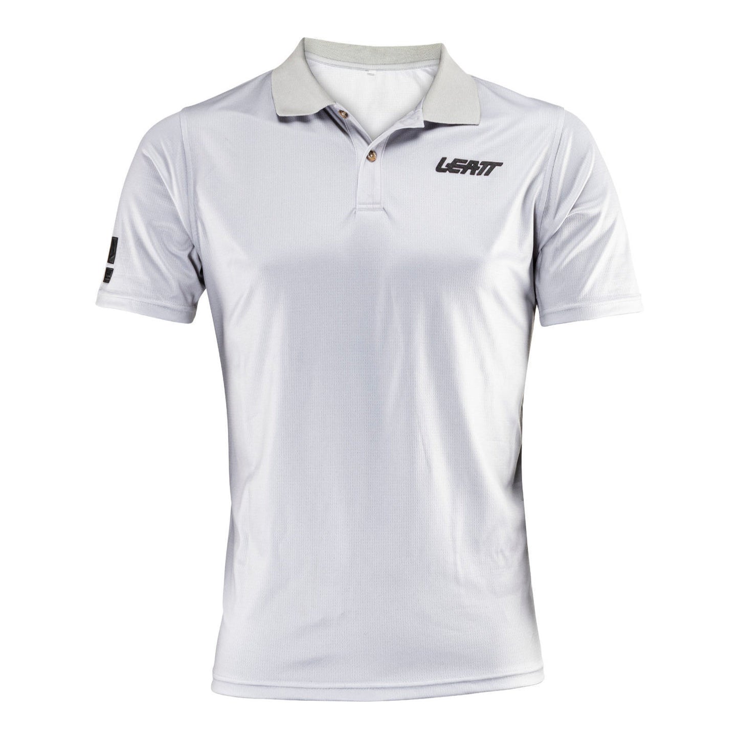 Leatt Team Short Polo Shirt - Steel (M)