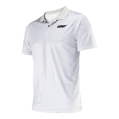 Leatt Team Short Polo Shirt - Steel (L)