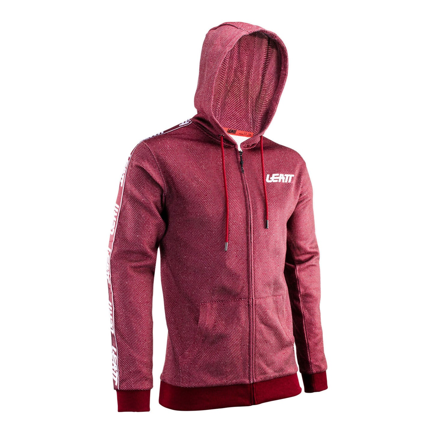 Leatt Premium Zip Hoodie - Ruby (3XL)