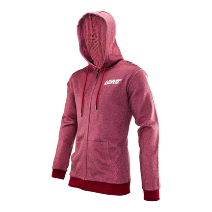 Leatt Premium Zip Hoodie - Ruby (3XL)