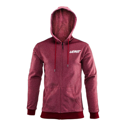 Leatt Premium Zip Hoodie - Ruby (3XL)