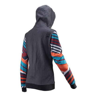 Leatt Premium Women's Zip Hoodie - Stripes (S)