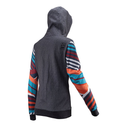 Leatt Premium Women's Zip Hoodie - Stripes (L)