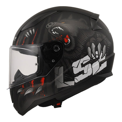 LS2 FF353 Rapid II (XL) Claw - Black 06