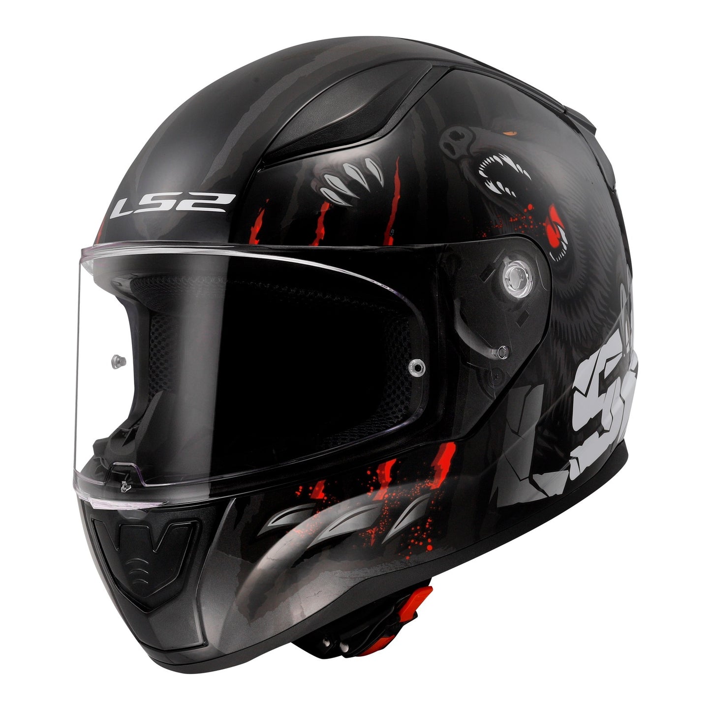LS2 FF353 Rapid II (XS) Claw - Black 06