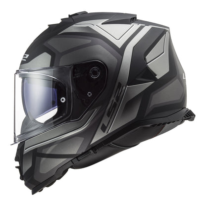 LS2 FF800 Storm II (2XL) Faster - Matte Titanium 06